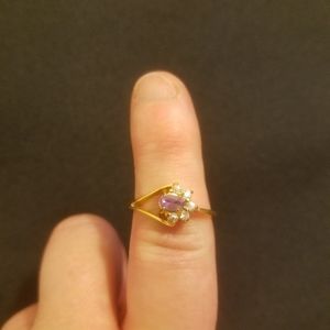 Genuine Amethyst ring
